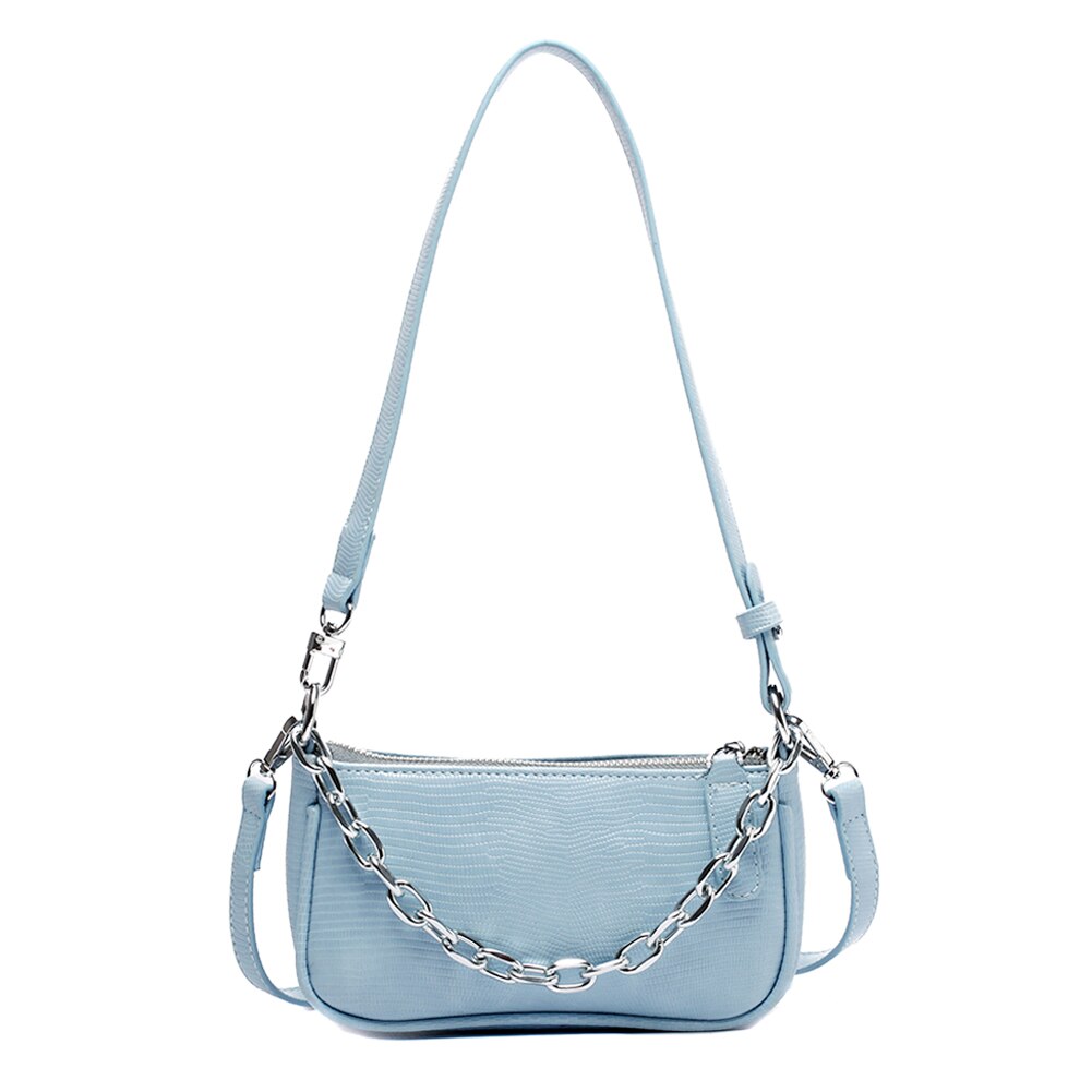 Frauen retro aufbringen Schulter Tasche Schulter Umhängetasche Leder Kette Damen Schulter Bote Sattel Handtasche