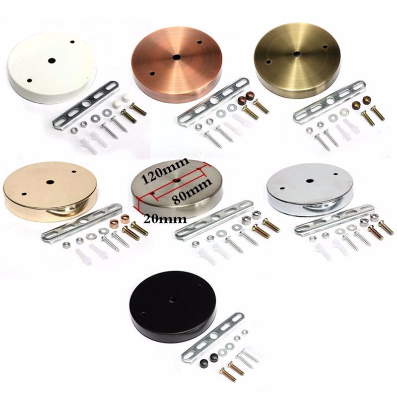 100mm/105mm/120mm Buchse Lampe Basis Halfter Decke Baldachin Wandleuchte Montieren LED Basis Jahrgang anhänger Licht Lampe Rabatt Basis