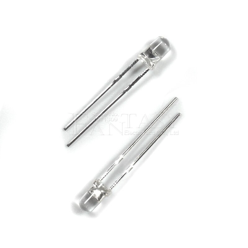 100pcs White light-emitting diodes White turn White 3mm led