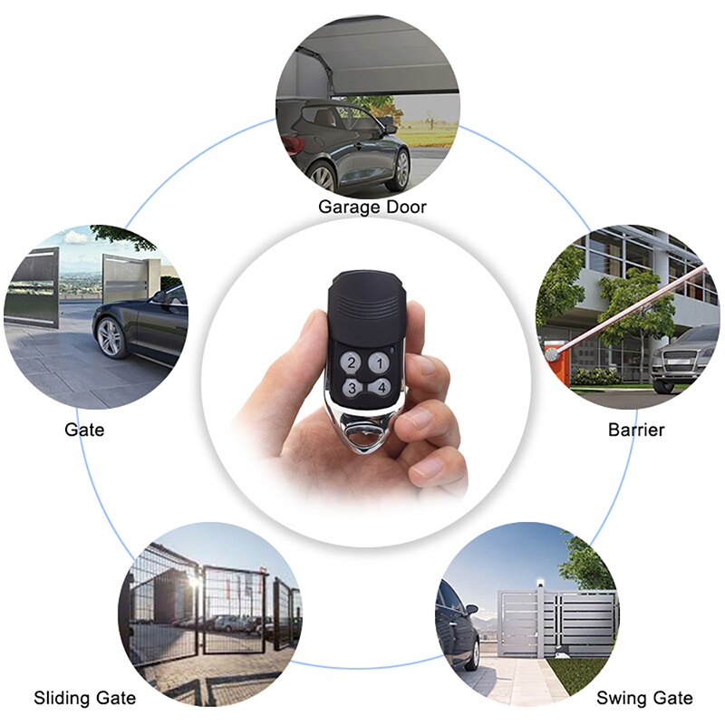 Cardin S449 QZ2 QZ4 Garagedeur Afstandsbediening 433.92Mhz Rolling Code
