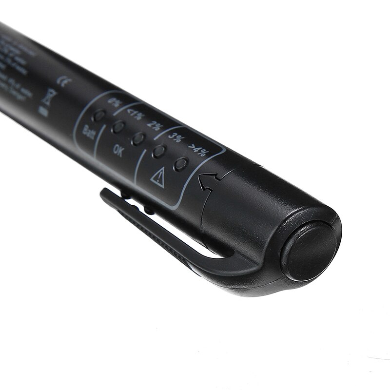 Brake Fluid Test Pen Brake Fluid Tester Without Battery 5 LED Display For Use In Car Workshops