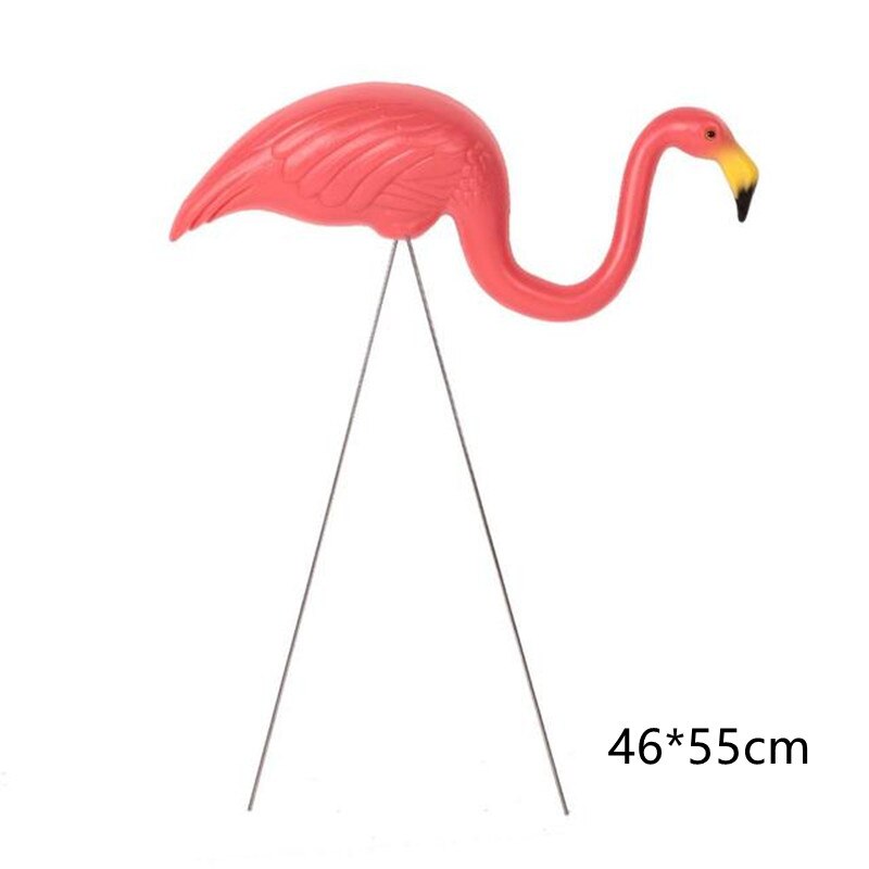 Flamingo Gazon Decoratie Plastic Kunstmatige Versieren Beeldjes Flamingo Ornament Yard Tuin Balkon Arts Decoraties: A