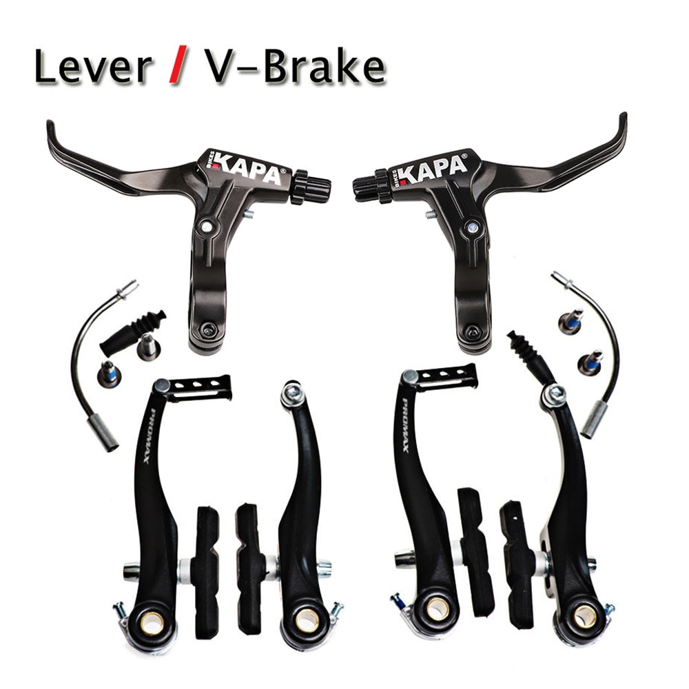 Taiwan PROMAX V Brake Set KAPA Brake Lever 22.2mm Handle Caliper Kit Aluminium Alloy Mountain Bike Accessories Parts Bicycle