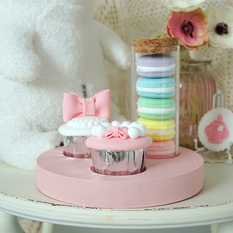 SWEETGO 3 halten holz bord tablett Japanischen stil Nachtisch Muffin platte lebensmittel Palette hause dekoration für Süssigkeit Bar kerze Halfter