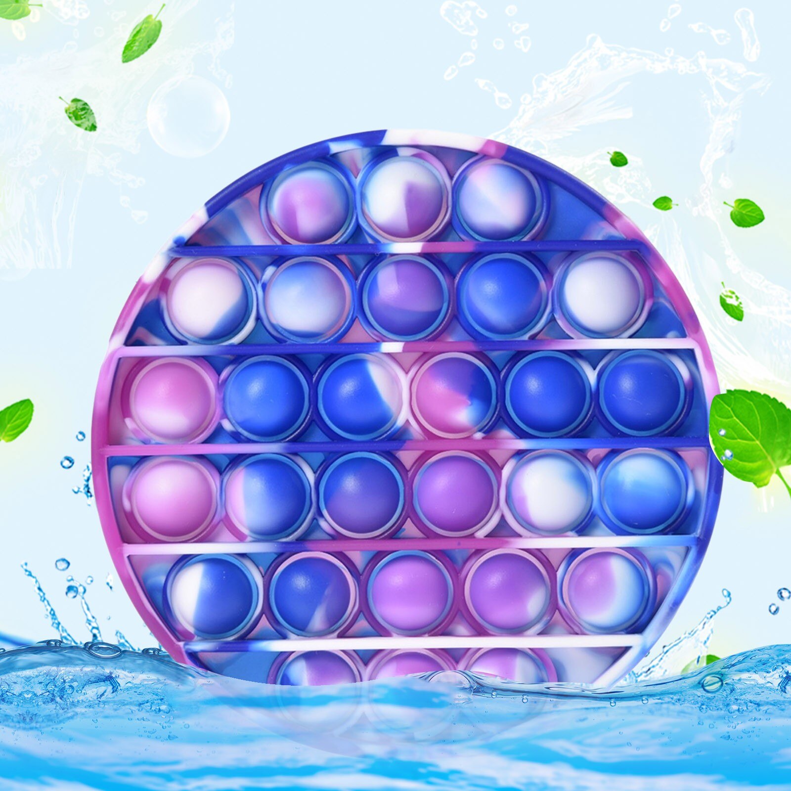 Fidget Juguetes | Juguetes Fidget | Fidget juguetes Anti estrés Push Pop nos burbuja sensorial Fidget arcoiris ToyRestore emociones juguete para aliviar el estrés para el OCD ansiedad