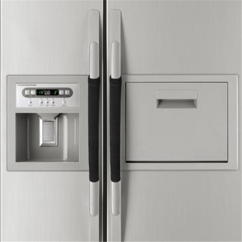 Set de 2 unidades de fundas para manijas de electrodomésticos de cocina, decoración de manchas, puerta, nevera, horno