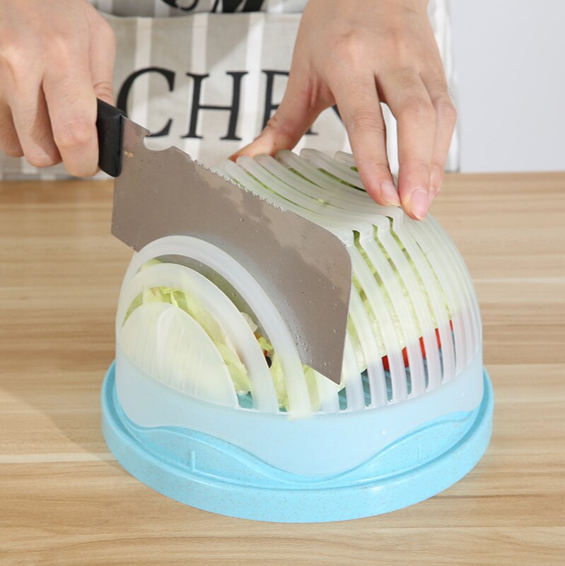 Familie Fruit Slicer Gadget Salade Snijmachine Multifunctionele Groente Ui Snijder Kom Keuken Accessoires Gadgets