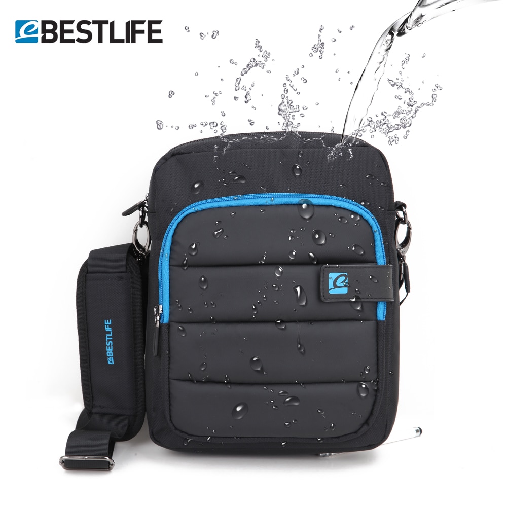 BESTLIFE Crossbody Bag for Men Boy 10.2" Shoulder Messenger Bag Tablet Small Bag Business Briefcase Handbag Rucksack Waterproof