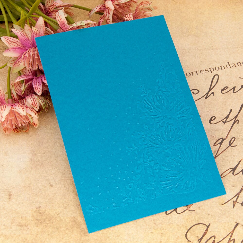 Butterfly Flower Xmas Embossing Folders Making Paper Cards Craft Stencil Scrapbook Template Plastic Transparent