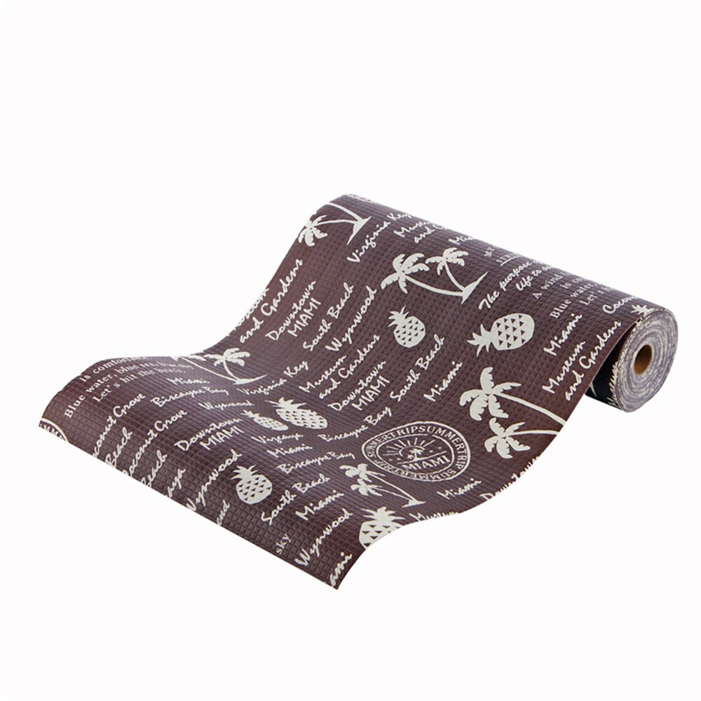 Herbruikbare Lade Mat, Contact Papier, Kast Lade, Vochtbestendige, Waterdicht, Stofdicht, antislip Keuken Tafel: 45x200cm coffee