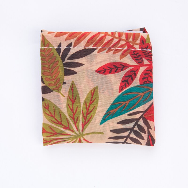 Flamingo bag Many Colors polyester Foldable Recycle Shopping Bag Eco Reusable Tote Bag Cartoon Floral Fruit Vegetable Grocery: FB 6