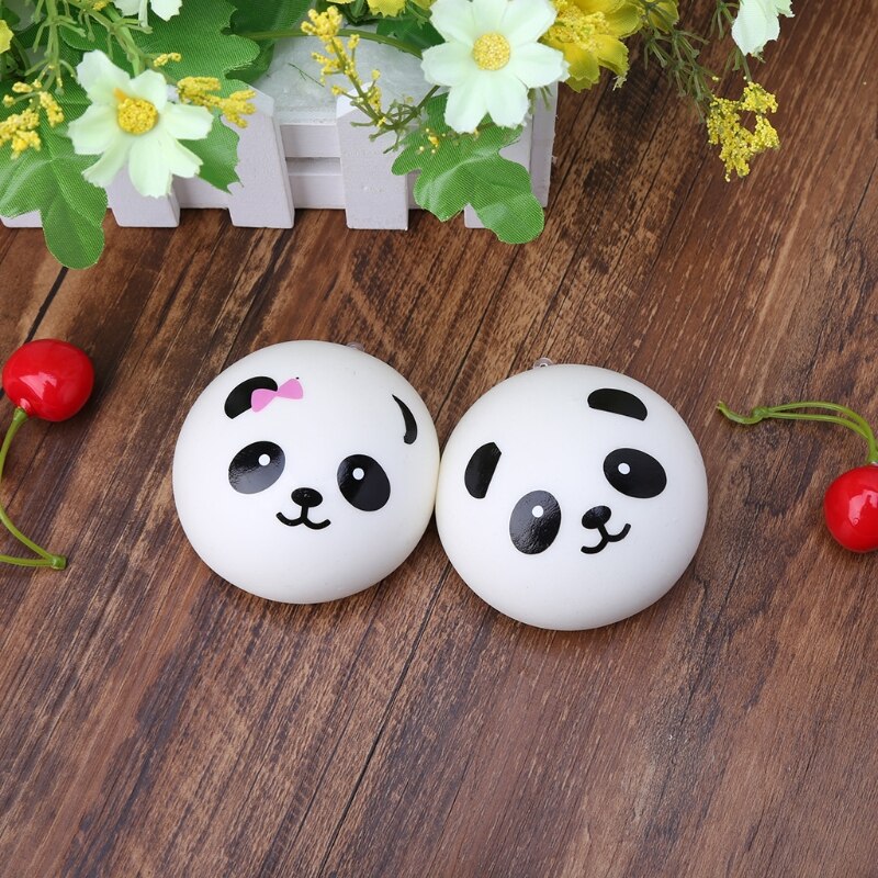 Squishy Panda Bun Stress Reliever Bal Langzaam Stijgende Decompressie Speelgoed Kinderen Speelgoed