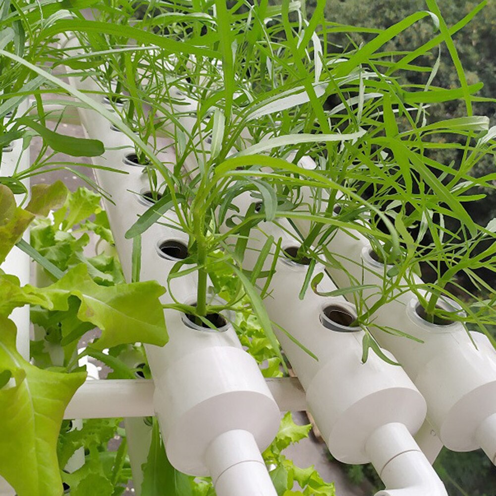 Malla para cultivo de plantas, malla para macetas de 50 piezas, red para vivero, cultivo hidropónico, cesta de malla, soporte para vegetales aeropónicos, plantación sin suelo