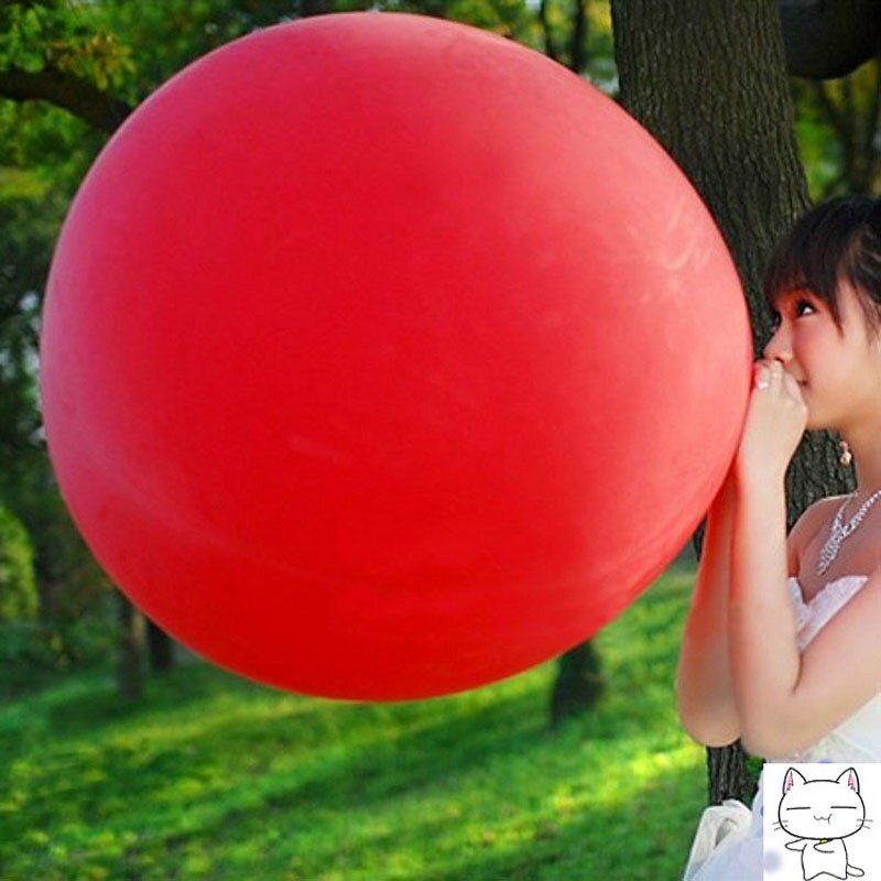 36 pouces géant 90cm coloré rond Latex ballons hélium gonflable mariage fête d'anniversaire grand ballon fête décoration fournitures