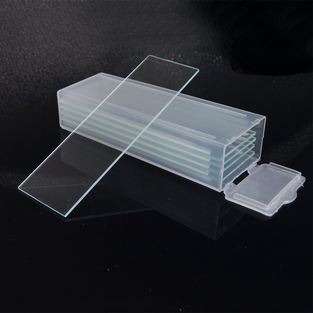 5Pcs 1mm Thickness Cavity Glass Coverslips Single Concave Microscope Glass Slides Reusable Laboratory Blank Sample Cover Glass: 5pcs