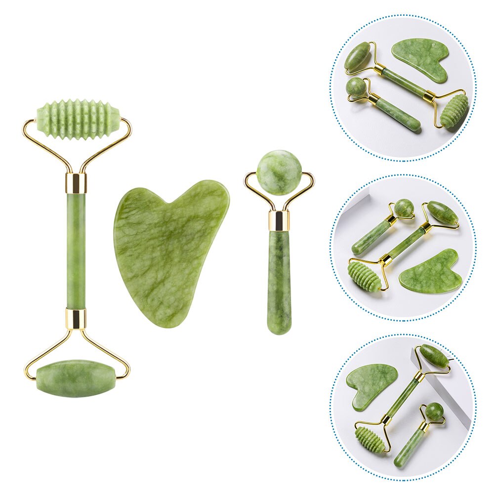 3 stück körper- und gesichtsroller, gesichtsroller-schaber, schabeplatte, schabbrett