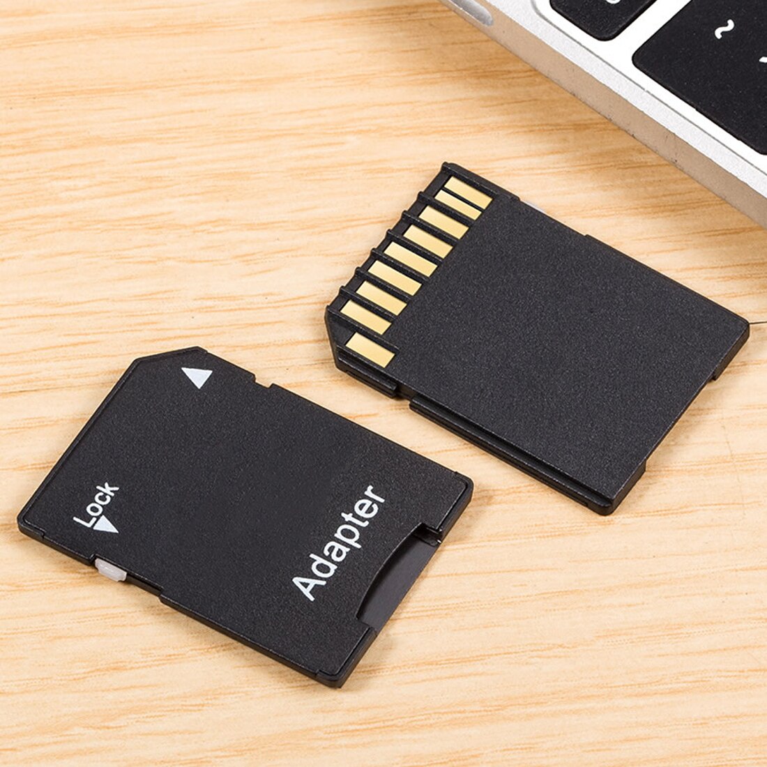 NOYOKERE 2PCS Popular Micro SD TransFlash TF to SD SDHC Memory Card Adapter Convert into SD Card