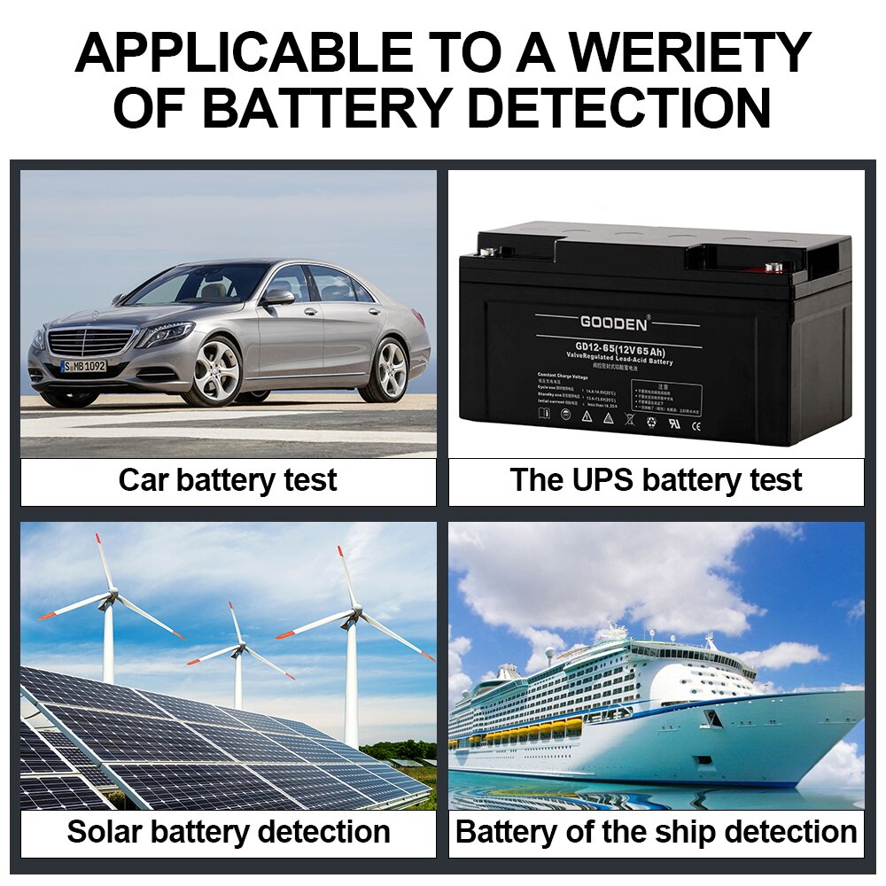 DUOYI-probador de batería DY225, Analizador de sistema de batería de motocicleta y coche, 6V, 12V, CC, prueba de resistencia automotriz, arranque de carga CCA