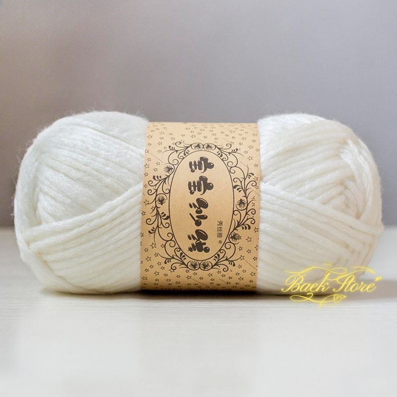 100g Baby Yarn Milk Cotton Yarn Hand Woven Crochet Scarf Sweater Wool Gradient Dyed Yarn Knitting Crochet Accessories Polyester