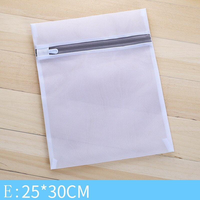 5 Size Mesh Laundry Bag Polyester Laundry Wash Bags Coarse Net Laundry Basket Laundry Bags For Washing Machines Mesh Bra Bag: E