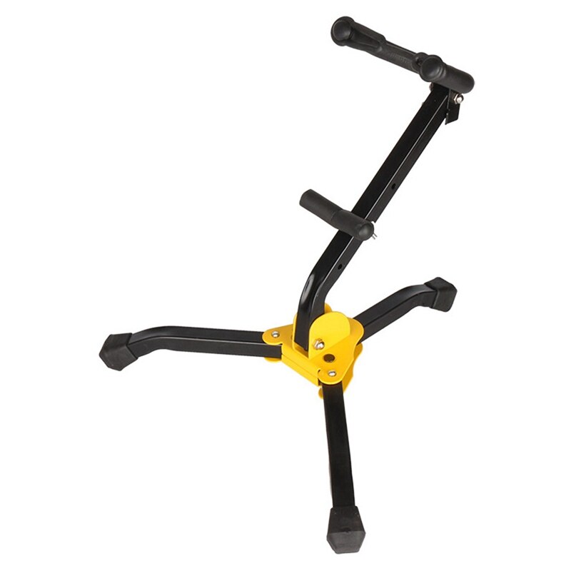 1 Pcs Alto Saxophone Stand Tenor Saxophone Holder Foldable &amp; 1 Pcs Saxophone Neck Strap With Snap Hook Sax Harness