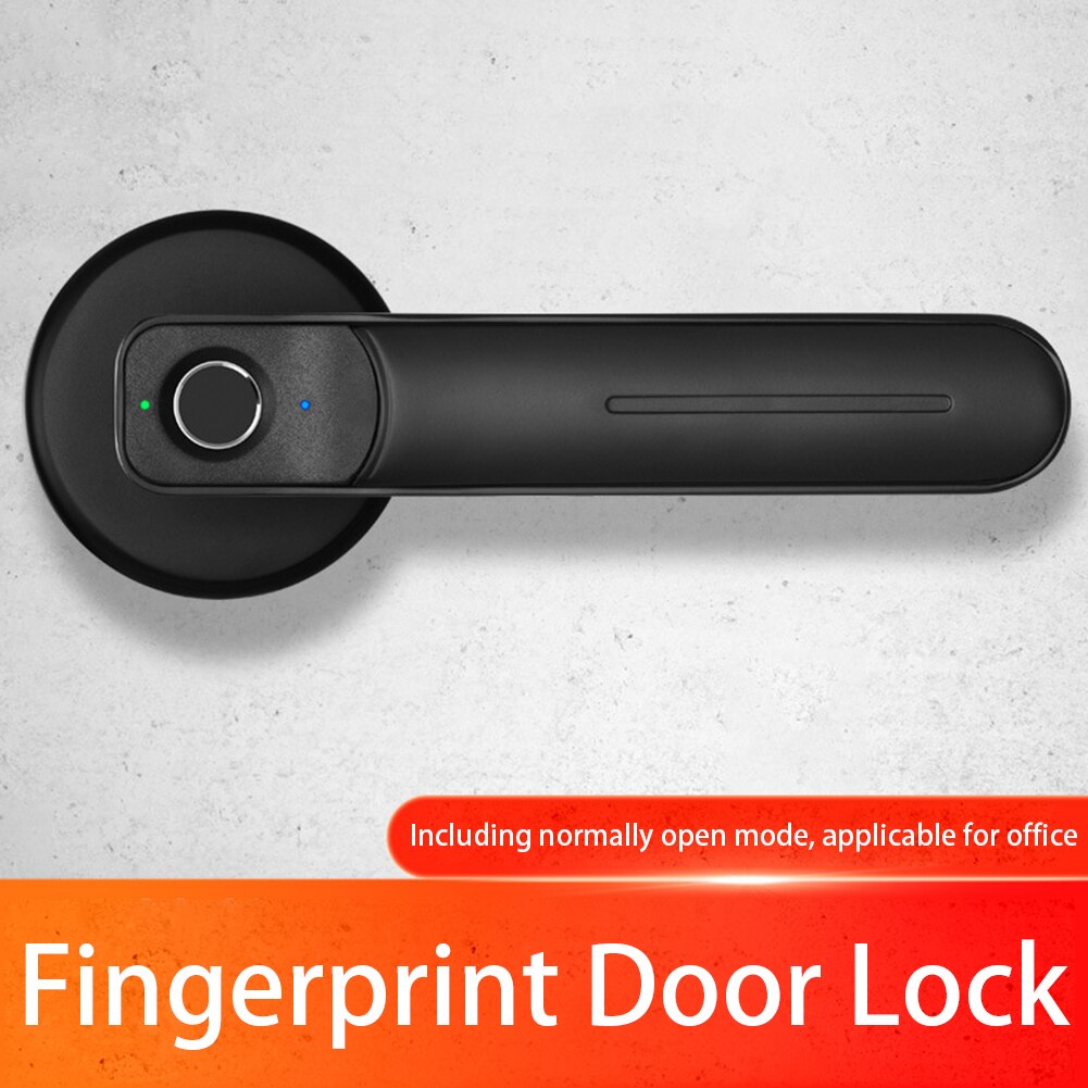 Handle Fingerprint Door Lock Electric Smart Biometric USB Port Apartment Hardware Zinc Alloy Family Easy Install With Keys