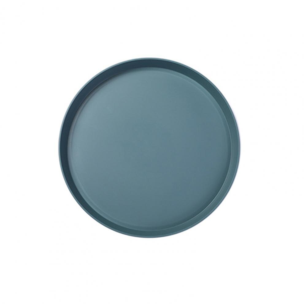 Shockproof Serving Tray Anti-deformed PP Coffee Tea Exquisite Fruit Tray for Living Room: Atrovirens M