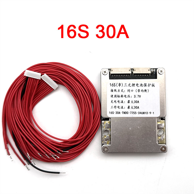 30A 40A 50A 80A 12S 13S 14S 16S 17S 36V 48V 60V Lifepo4 Li-Ion Lithium Batterie Schutz Bord Gleichgewicht BMS 3,7 V 3,2 V energie