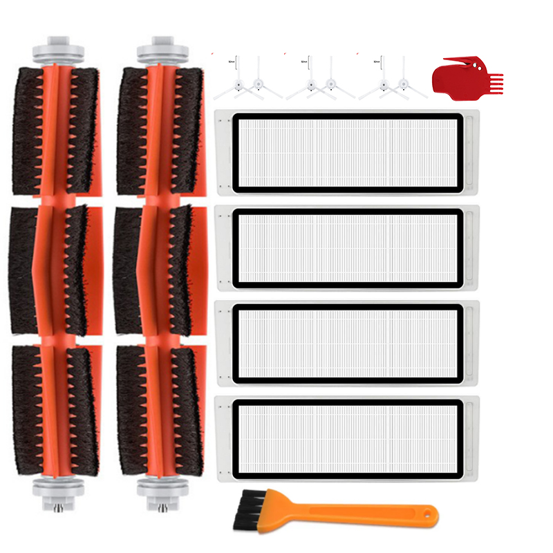 Spazzola laterale principale per Xiaomi Mi robot 1/ 1S SDJQR01RR SDJQR03RR RoboeockT6/T7/S5 aspirapolvere accessori Hepa polvere scatola: Lavanda