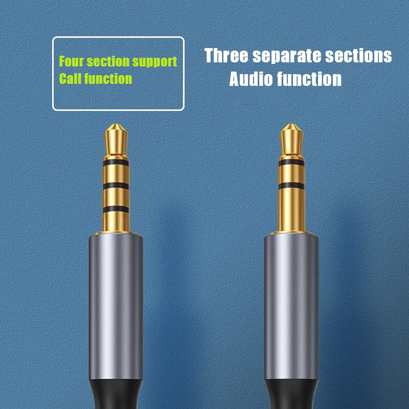 Cavo Audio Jack da 3.5mm cavo AUX per altoparlante Jack da 3.5 MM per prolunga Audio Samsung cavo AUX per cuffie per auto per Computer 0.5m/1m