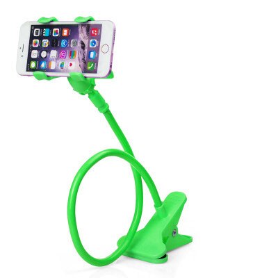 Universale Pigro Supporto Del Telefono Da Scrivania Letto Lato Colorato Flessibile Lungo Braccio Della clip del Supporto Del Basamento Del Telefono per il Telefono mobile Universale: verde
