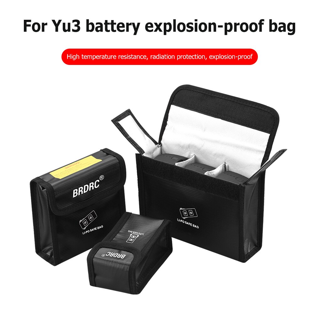 Per Dji Tello borsa sicura per batteria per DJI Mavic 3 custodia protettiva accessorio antigraffio antigraffio materiale ignifugo