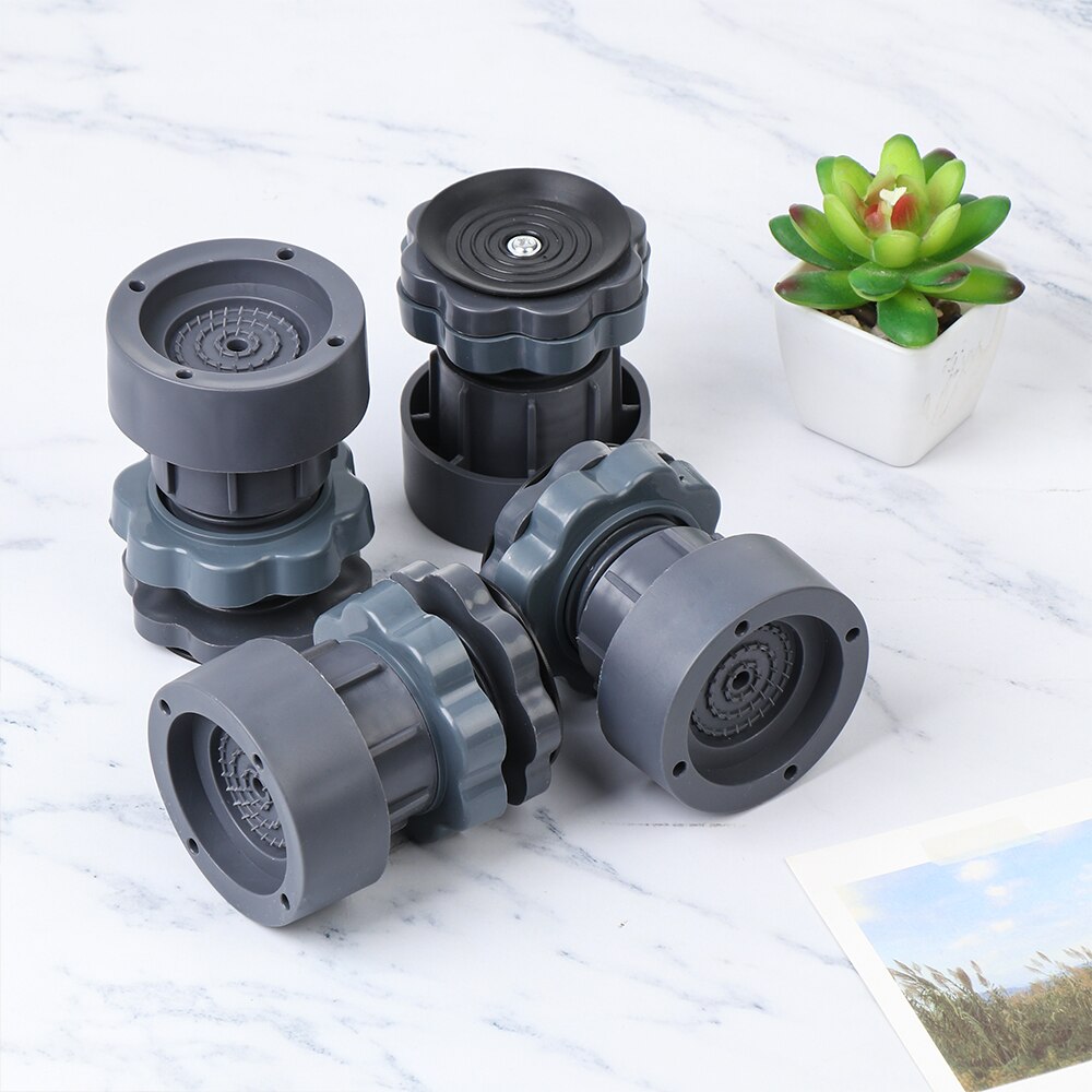 Wasmachine Anti Trillingen Mat Verstelbare Shock Mute Pads Verminderen Geluiden Lifting Voet Base Huishoudelijke Non-Slip Floor Protector