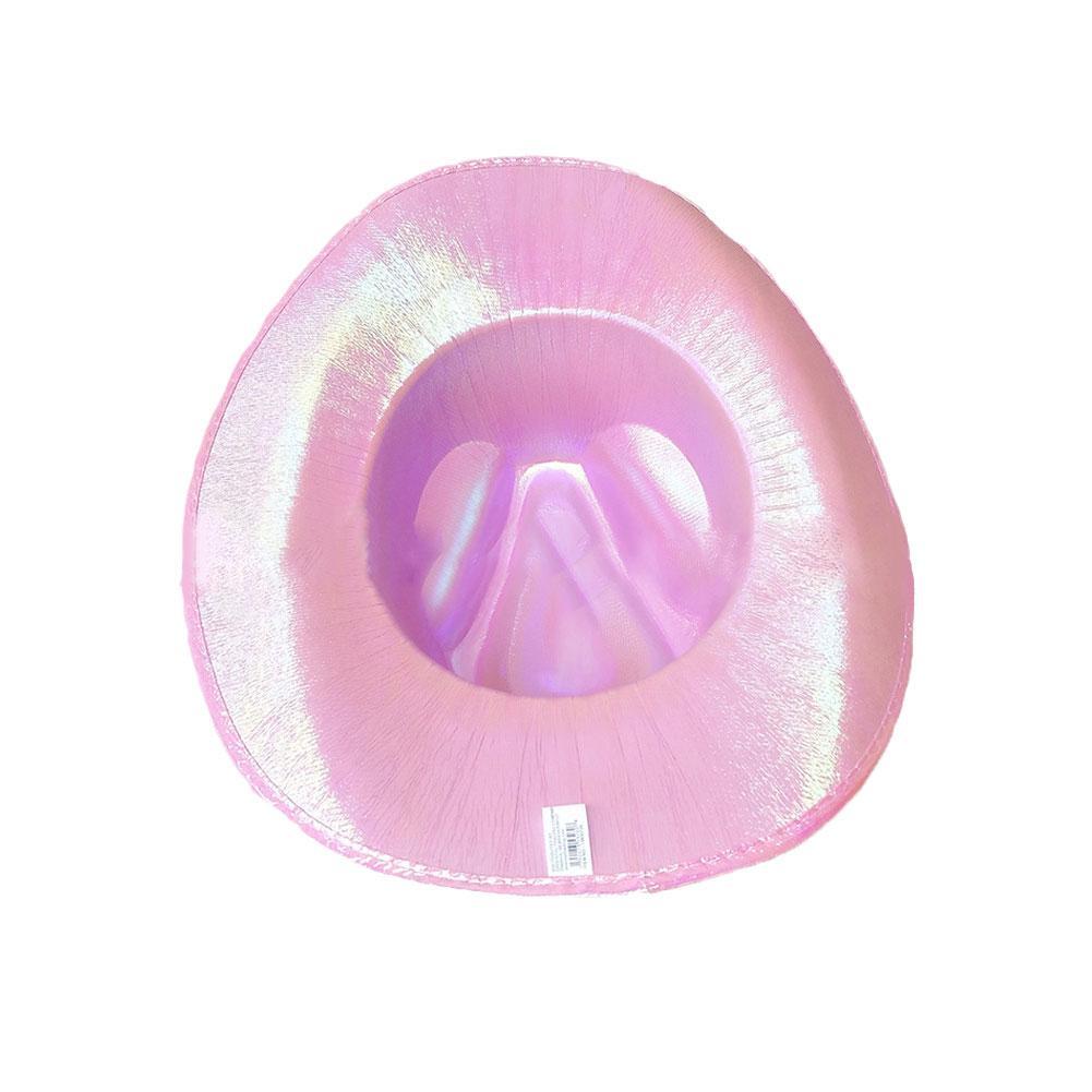 Roze Cowgirl Hoed Met Verlichting Kostuum Voor Vrouwen Western Cowboy Hoeden Voor Party Vrouwen Kleurrijke Persoonlijkheid Cowboy Caps