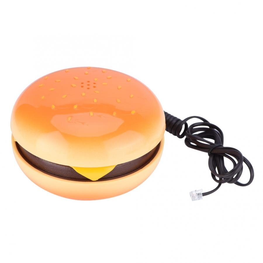 Emulational Hamburger Telefoon Draad Vaste Telefoon Woondecoratie Telefoon Bedrade Voor Display Home Office Hotel