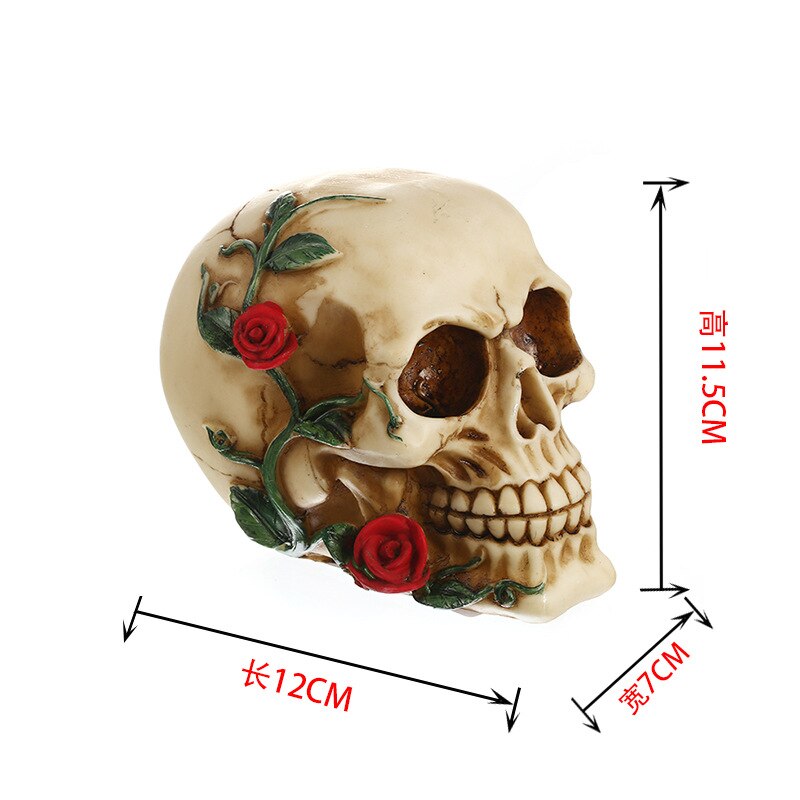 Realistic Humans Skull Model Handmade Resin Skull Model Art Teaching Sculpture Humans Skeleton Model Skeleton Brain Skull Crafts