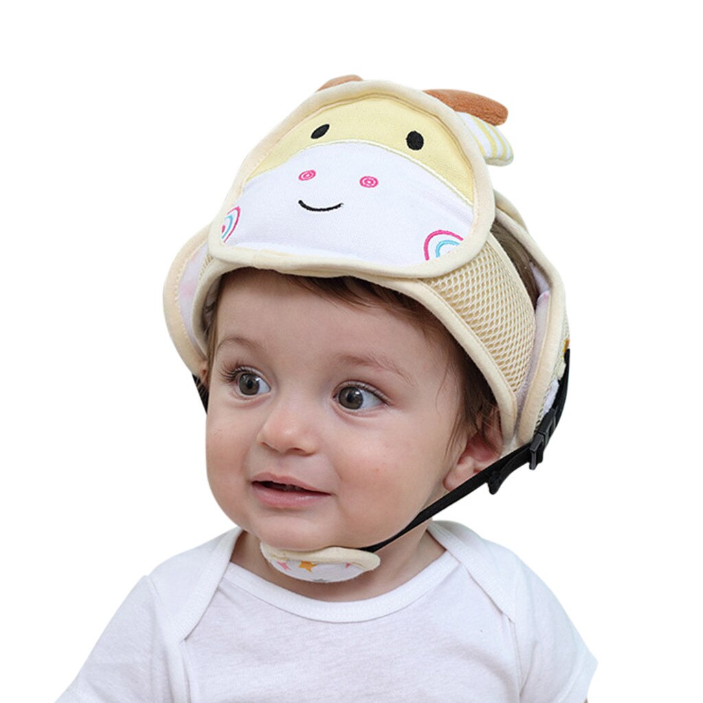 Baby Schutz Helm Junge Mädchen Anti-kollision Sicherheit Helm Infant Kleinkind sicherheit & Schutz Weichen Hut für Kinder Zu Fuß kappe: Yellow 3