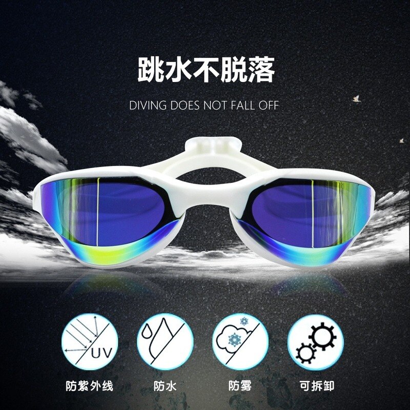 Zwembril op sterkte zwembril voor volwassenen waterdicht verstelbare bril op sterkte heren anticondens zwembril