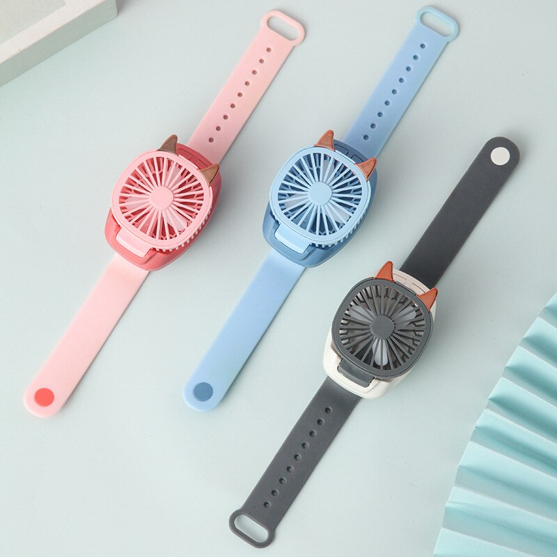 Kinderen Mini Handheld Horloge Fan, Usb Opladen, Drie-Speed Aanpassing, draagbare Kinderen Speelgoed, Voor Kinderen