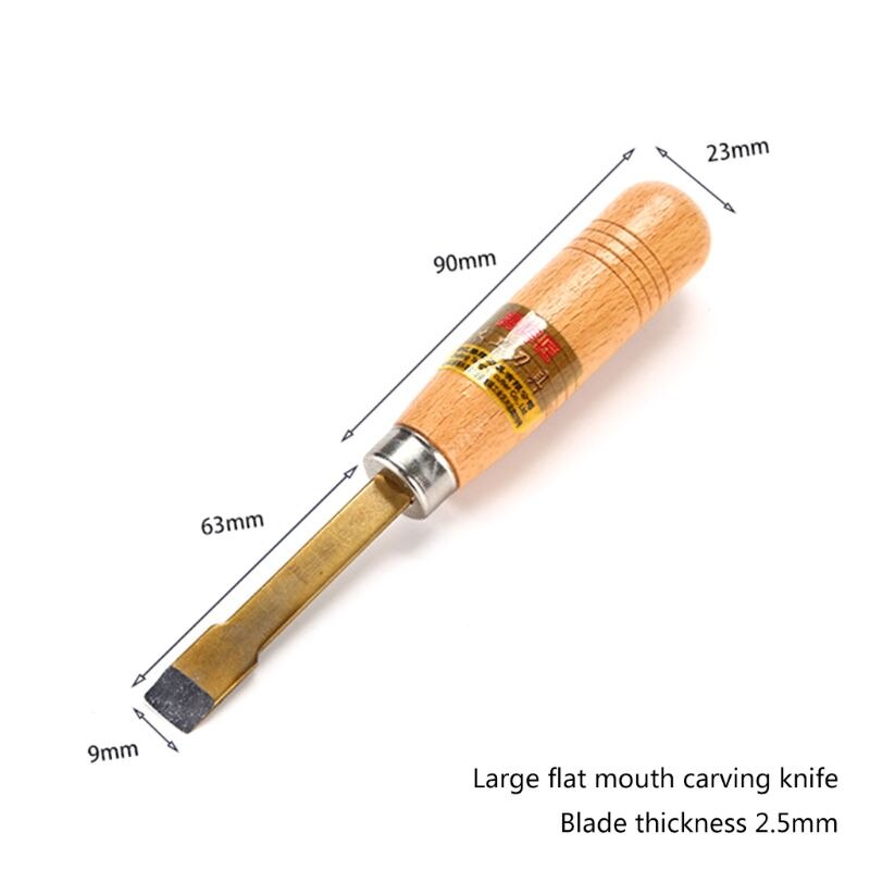5 stuks vergulde draaibank houtsnijbeitels doe-het-zelf handbeitels messen guts