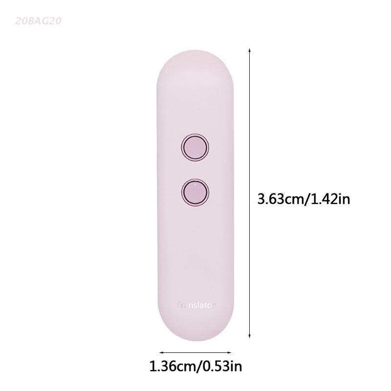 Language Translator Device Classic Language Translator Device in Real Time Voice 42 Languages Smart Translations