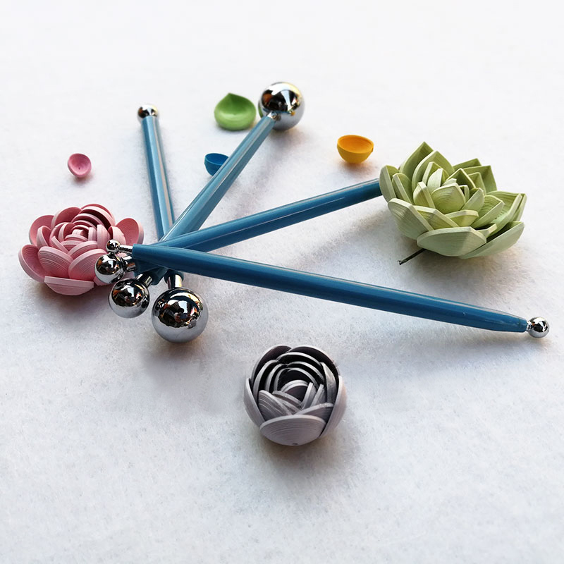 4 stk/sæt quilling papir kugle aftryk pen quilling papir specialværktøj gør det selv håndlavet værktøj