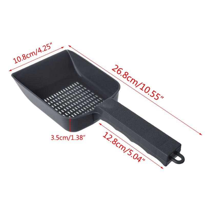 Palas de arena para interiores, pala portátil de plástico duradero, práctica de limpieza, pala para arena para mascotas, suministros para mascotas