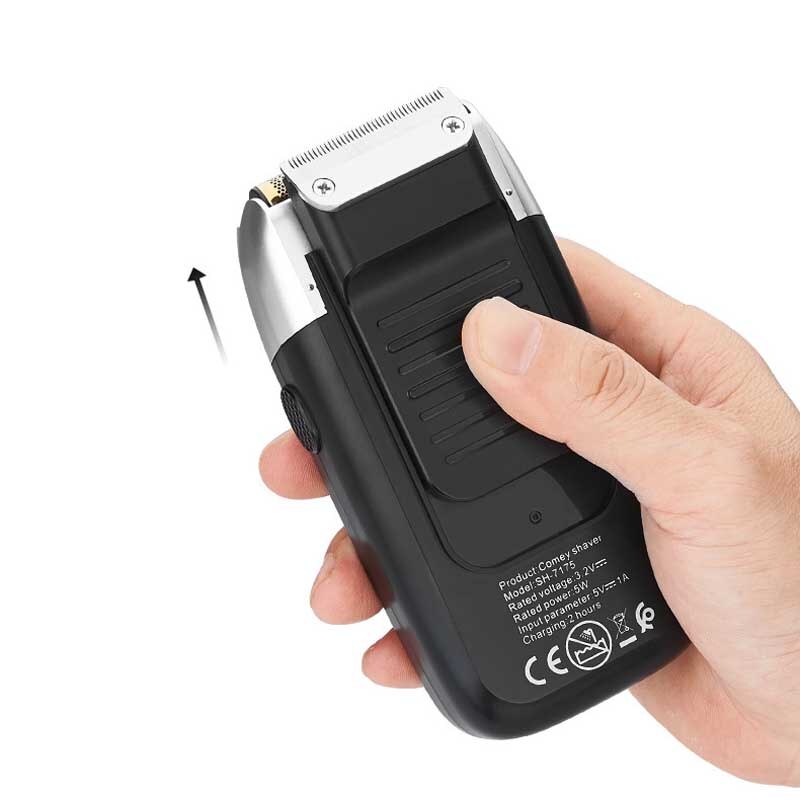 shinon LCD USB rechargeable electric Shaver razor portable beard shaving trimmer Reciprocating razor men&#39;s shaver hair trimmer
