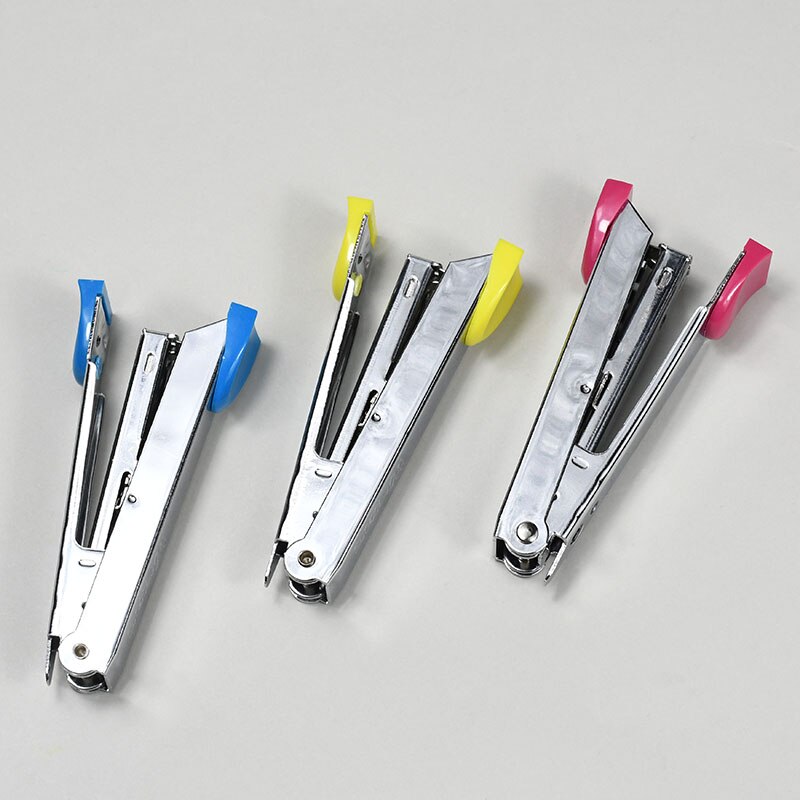 1001 Mini Nietmachine 10 # Metalen Duurzaam Kleur Nietmachine Shool Briefpapier Office Supply Nietjes Kantoor Accessoires