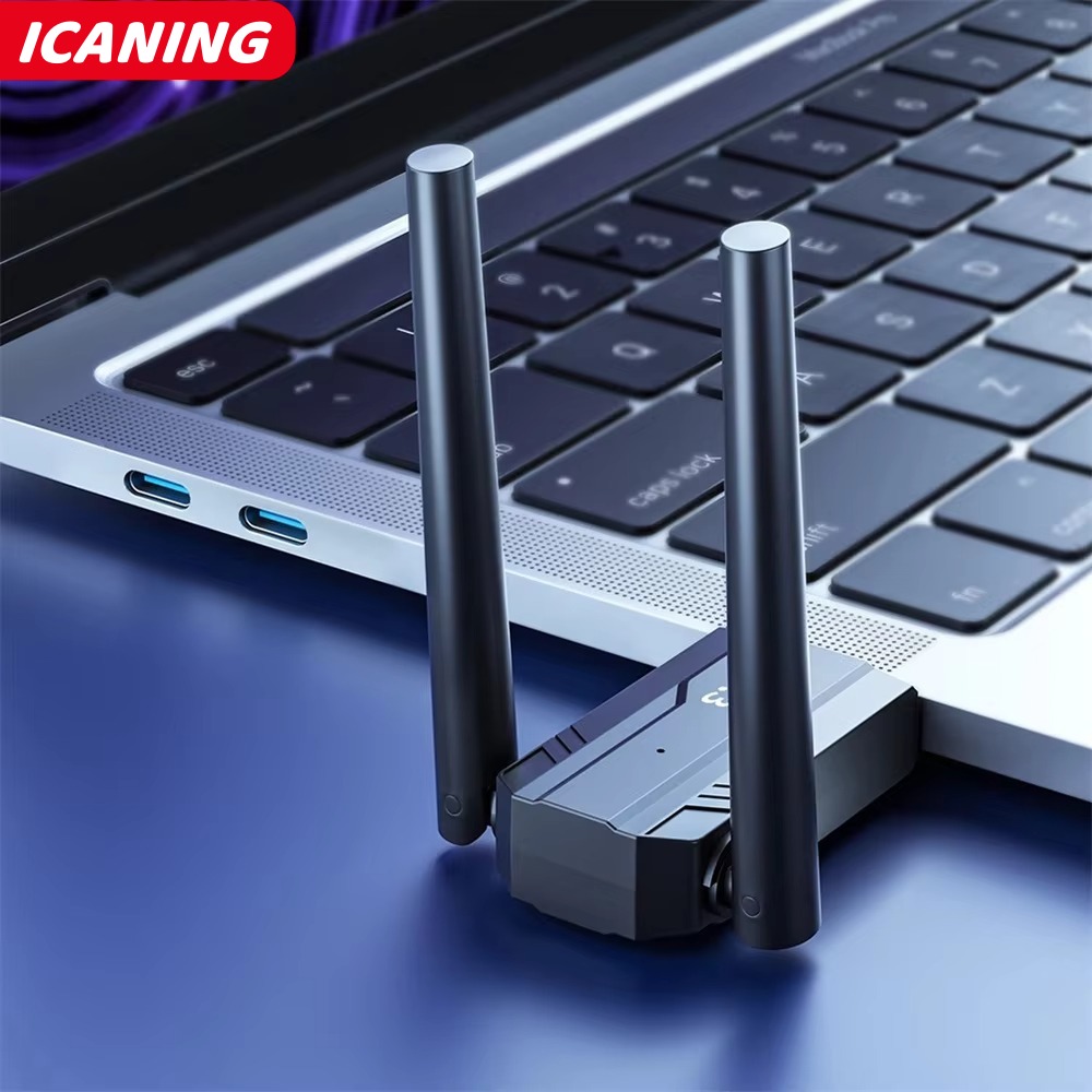 Bluetooth 5.3 Adapter Free Driver 150M USB Bluetooth Dongle Adaptador for PC Windows 11/10/8.1 Mouse Keyboard Audio Receiver