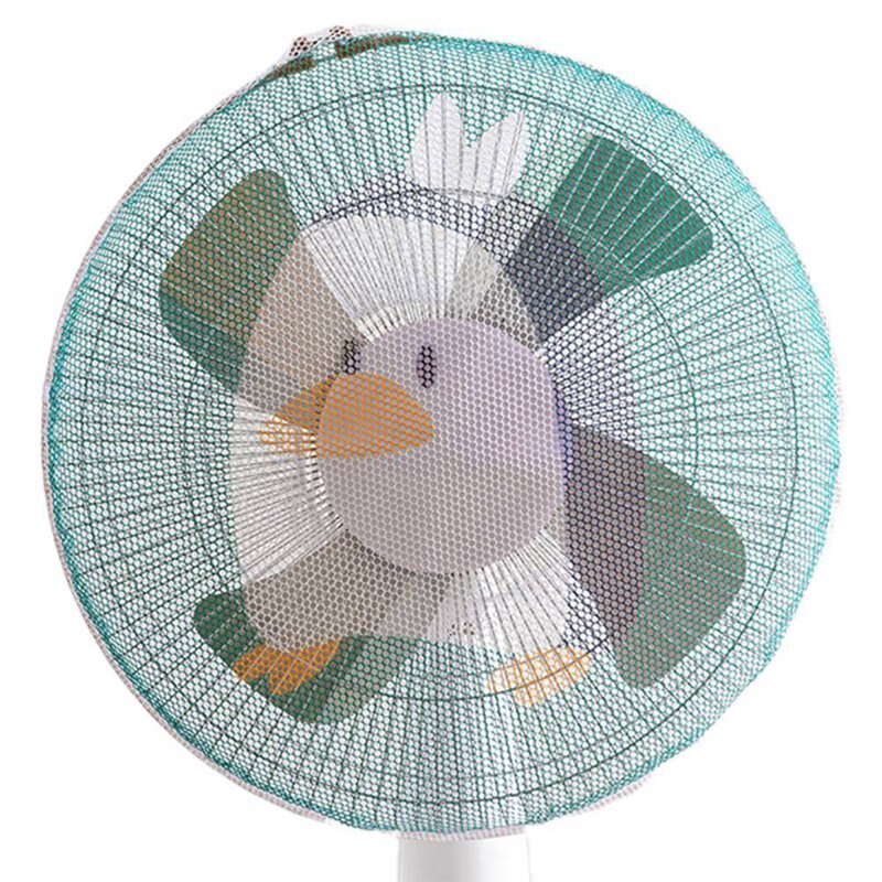 Home Use White Electric Fan Covers for Baby Kids Finger Protector Safety Mesh Nets Cover Fan Guard Home Office Dust Cover: GR-L
