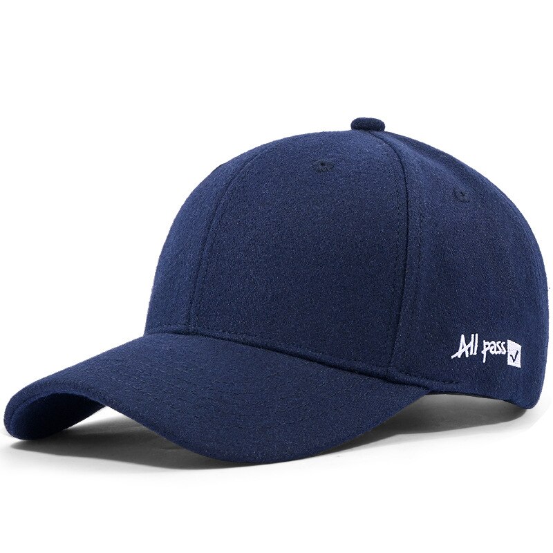 2022 große herbst-wintermütze für #39 , koreanischer allrounder, warme baseballkappe aus wolle, kleine mütze mit gesichtsähnlicher passform