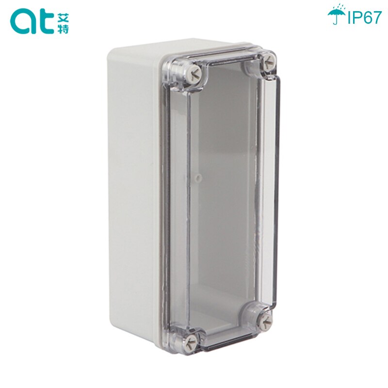 IP67 Transparent Lid Junction Box Waterproof Plastic Enclosure Box Electronic Project Instrument Case ABS Outdoor Housing: 180 x 80 x 70 mm