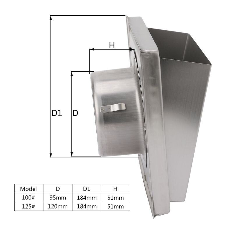 Muur Ventilatierooster Diffuser Ducting Ventilatie Cover Extractor Outlet Lamellen 090D